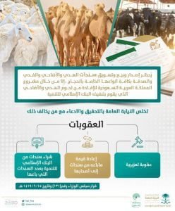 "النيابة العامة": انتهاك تعليمات بيع سندات الهدي والأضاحي من الجـرائم الموجبة للتوقيف