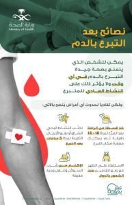 4 نصائح مهمة بعد التبرع بالدم