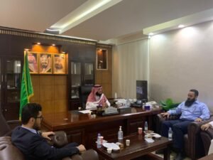 مدير مكتب التعليم بتربة يستقبل عميد كلية التقنية