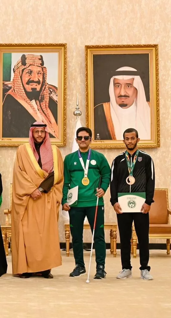 الجعيد يحصل على أول ميدالية ذهبية في بطولة آسيا لاتحاد الكاراتيه
