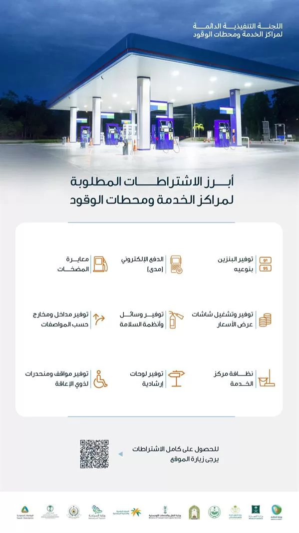 "التجارة": 9 اشتراطات مطلوبة لمراكز الخدمة ومحطات الوقود