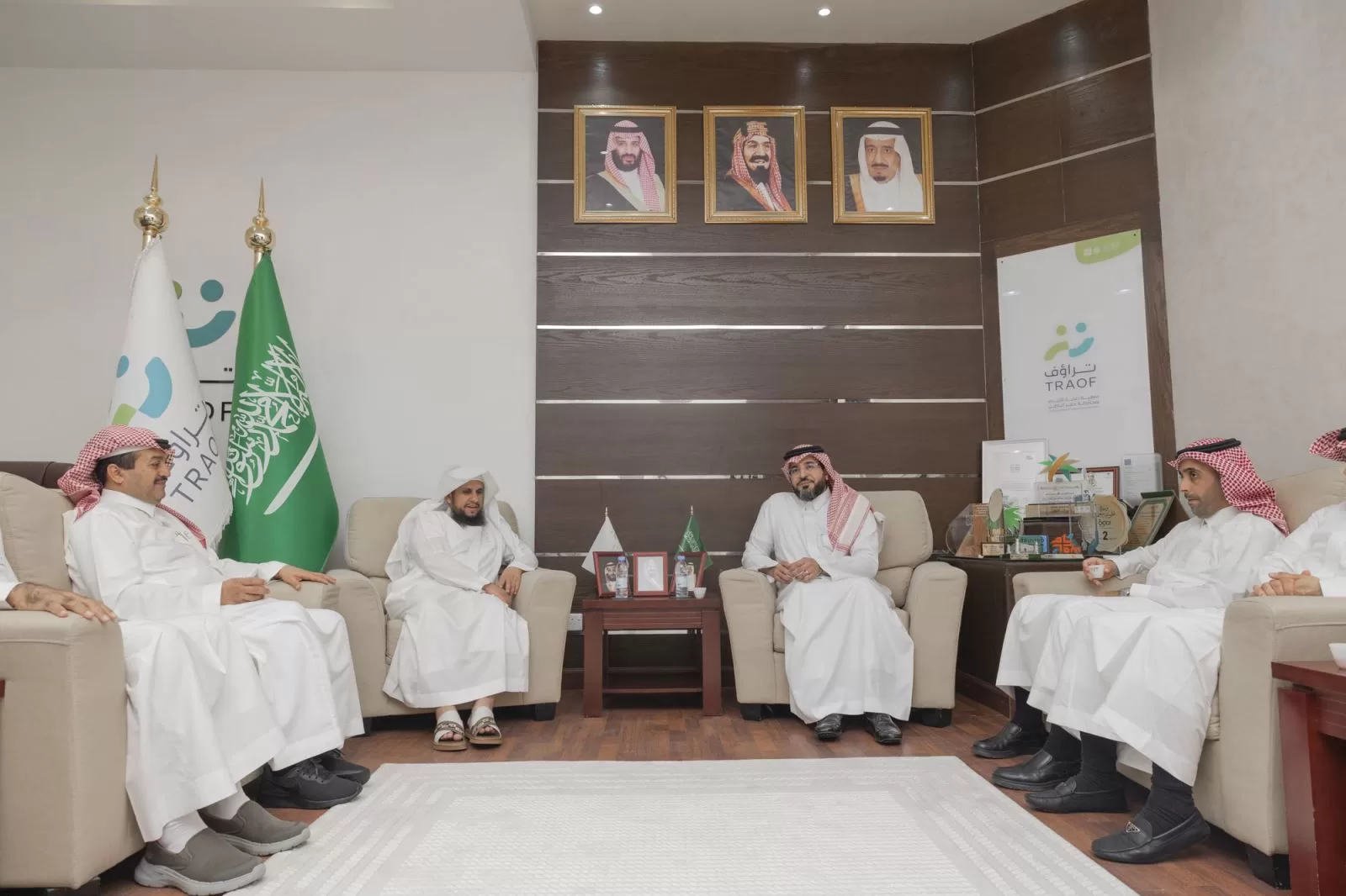 الرئيس التنفيذي لتنمية القطاع غير الربحي في زيارة لتراؤف