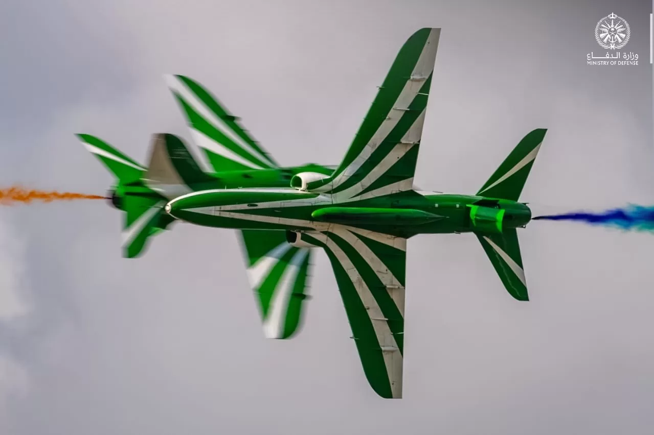 فريق الصقور السعودية يشارك في حفل افتتاح المعرض العالمي "RIAT 2023" ببريطانيا
