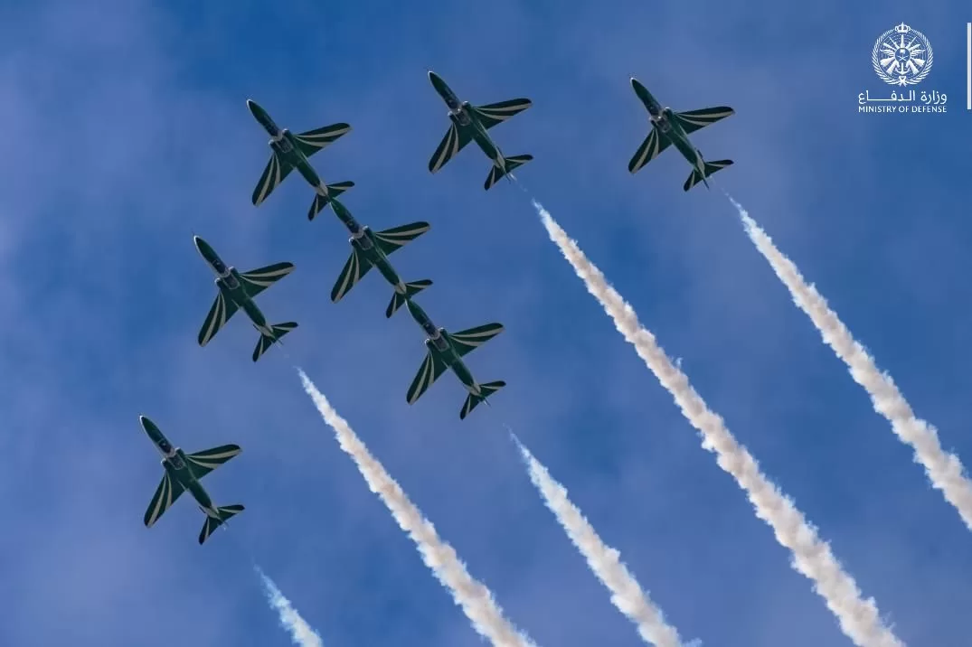 فريق الصقور السعودية يشارك في حفل افتتاح المعرض العالمي "RIAT 2023" ببريطانيا