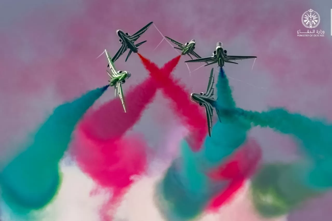 فريق الصقور السعودية يشارك في حفل افتتاح المعرض العالمي "RIAT 2023" ببريطانيا