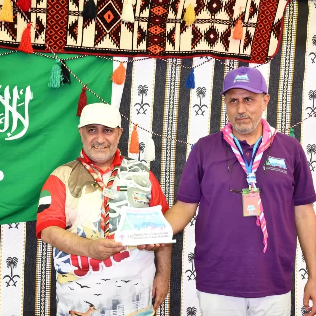 وفد من كشافة الإمارات يزور جناح الكشافة السعودية في كوريا الجنوبية