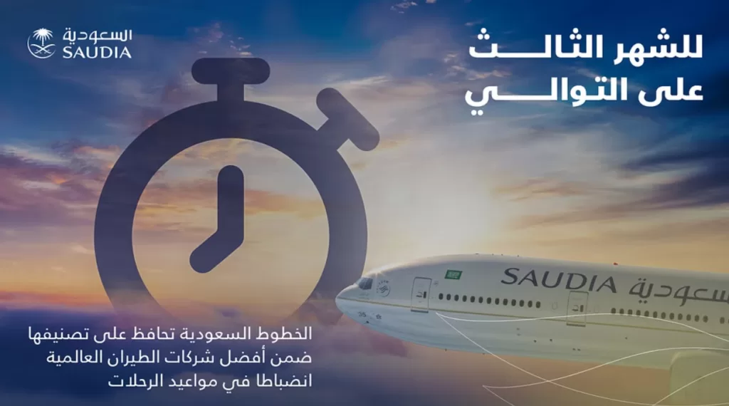 "الخطوط" تنال "80,14%" في مؤشر وصول الرحلات في الوقت المحدد لأغسطس 2023