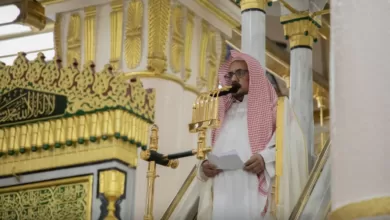 خطيب المسجد النبوي: من أصول الإيمان وأركانه العظام الإيمان بالقضاء والقدر
