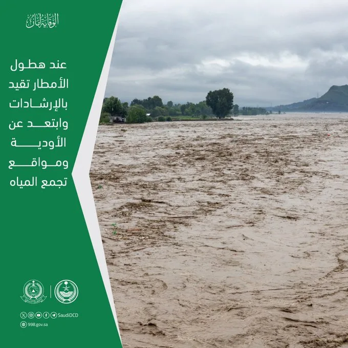 تنبيه من الدفاع المدني بشأن تجمعات المياه - صحيفة البوابة الالكترونية تنبيه من الدفاع المدني بشأن تجمعات المياه