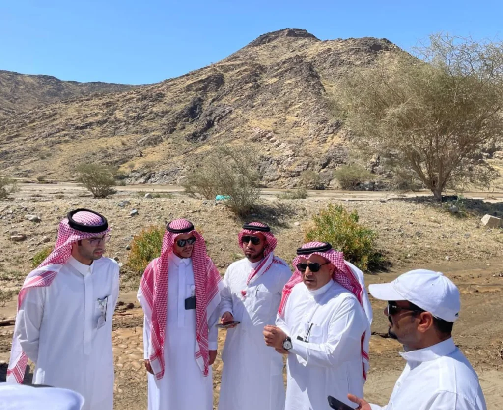 "الخليف" يتفقد سد وادي فاطمة
