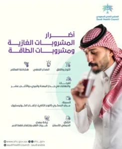 "الصحي السعودي" يحذر من أضرار المشروبات الغازية و"الطاقة"