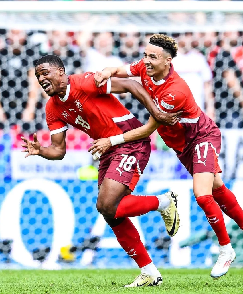 سويسرا تحقق فوزا مبهرا بثلاثية على المجر في يورو 2024 سويسرا تحقق فوزا مبهرا بثلاثية على المجر في يورو 2024