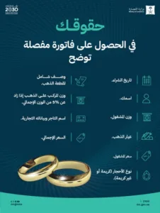 "فاتورة شراء الذهب".. تنبيه من "التجارة" عن 10 حقوق يجب توفرها