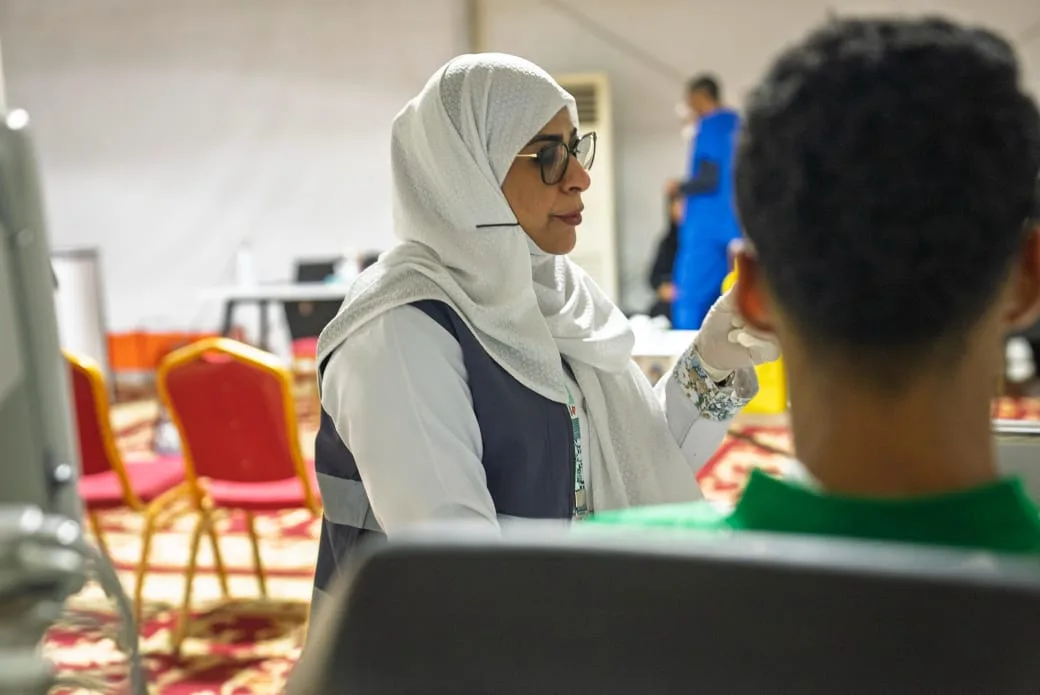 التطوع الصحي بتجمع الشرقية يشارك في البطولة الآسيوية السادسة لألعاب القوى للناشئين والناشئات