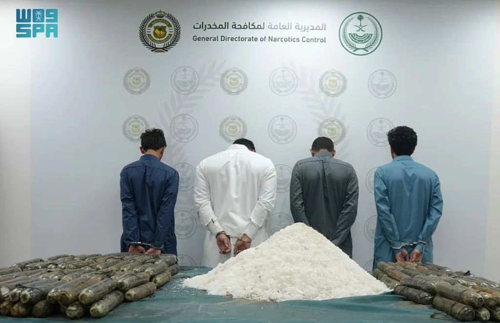 مخبأة في حاويات شحنة رخام.. إحباط تهريب "147" كيلوجرامًا من "الشبو" بميناء جدة