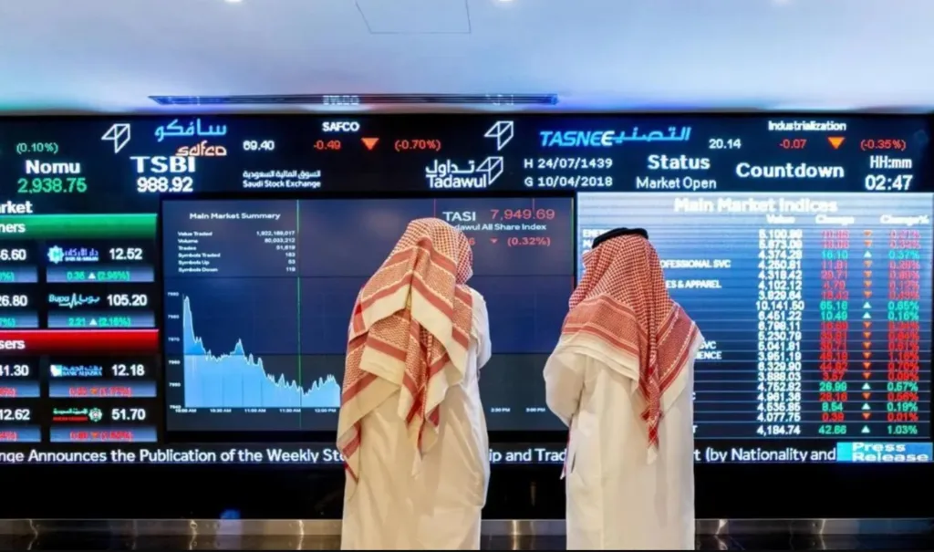 مؤشر سوق الأسهم السعودية يغلق مرتفعًا عند مستوى 10850 نقطة