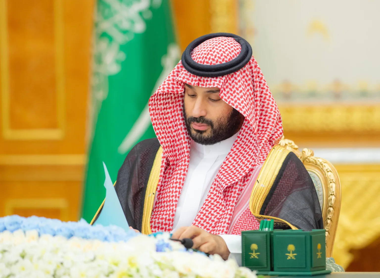 سمو ولي العهد يرأس جلسة مجلس الوزراء في الرياض
