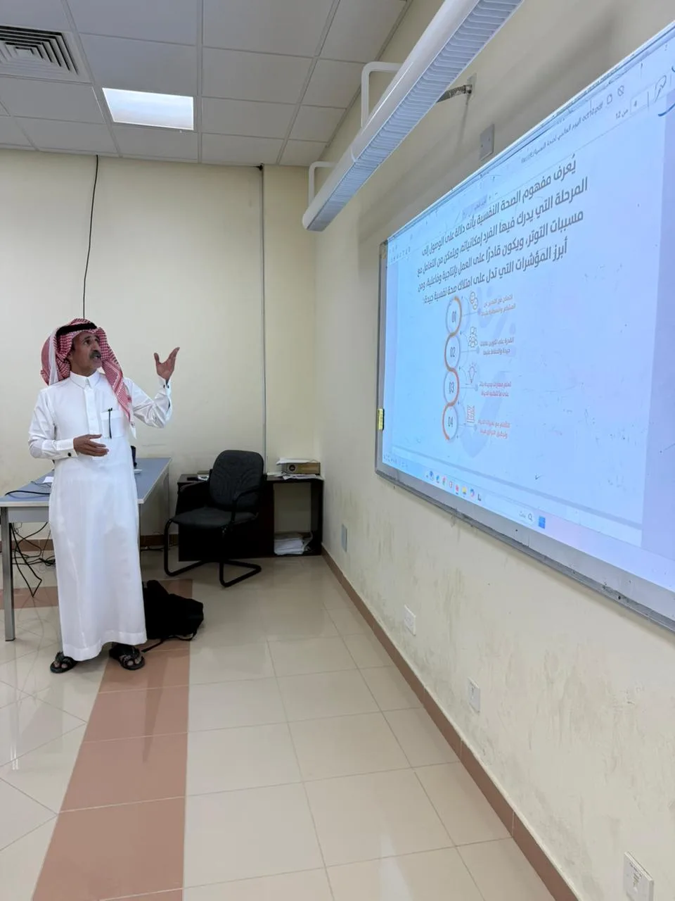 الكلية التقنية بتربة تُفعّل اليوم العالمي للصحة النفسية بمحاضرة توعوية