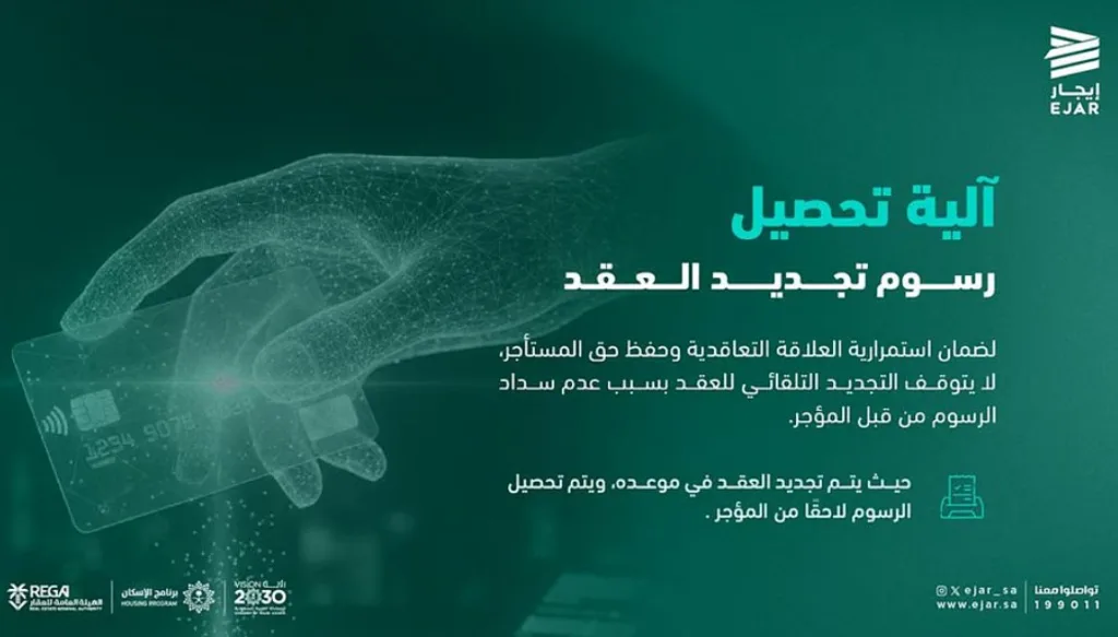 "إيجار": استمرار العقد تلقائيًا حتى في حال عدم سداد المؤجر رسوم التجديد
