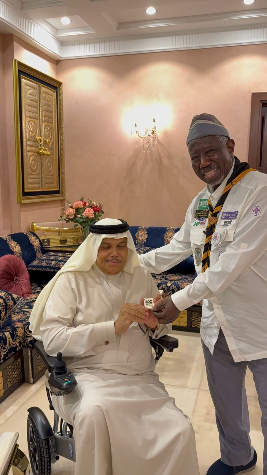 سفينة الأصالة الكشفية ترسو في مرافئ الوفاء بحي الشاطئ