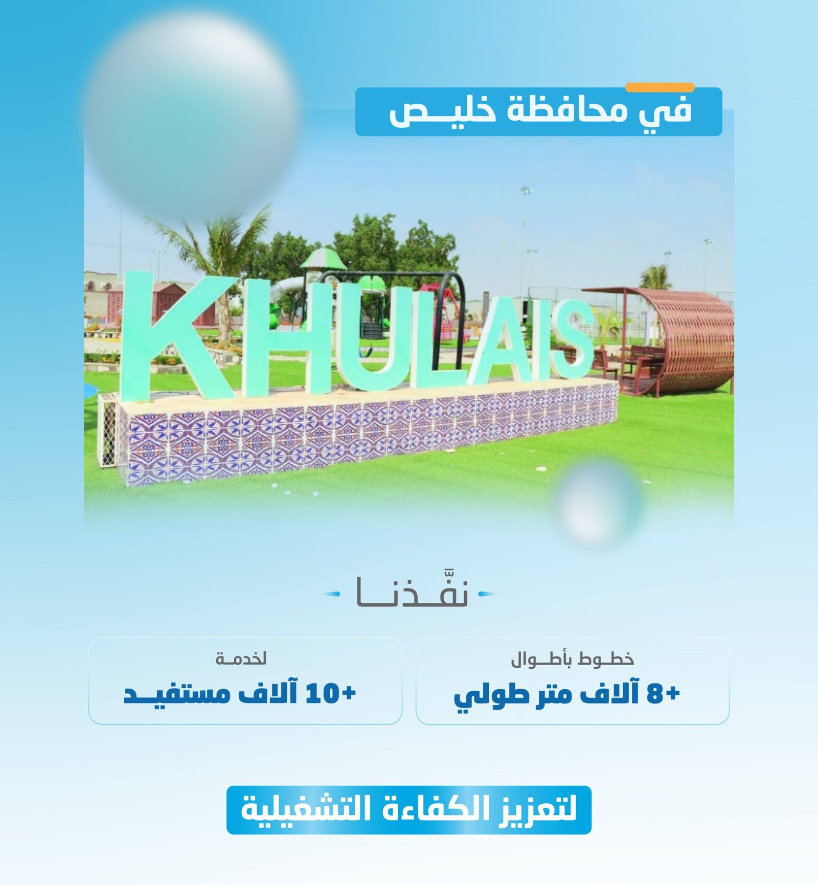"المياه الوطنية": الانتهاء من تنفيذ مشروع ربط مائي في غران بمحافظة خليص لخدمة أكثر من 10 آلاف مستفيد