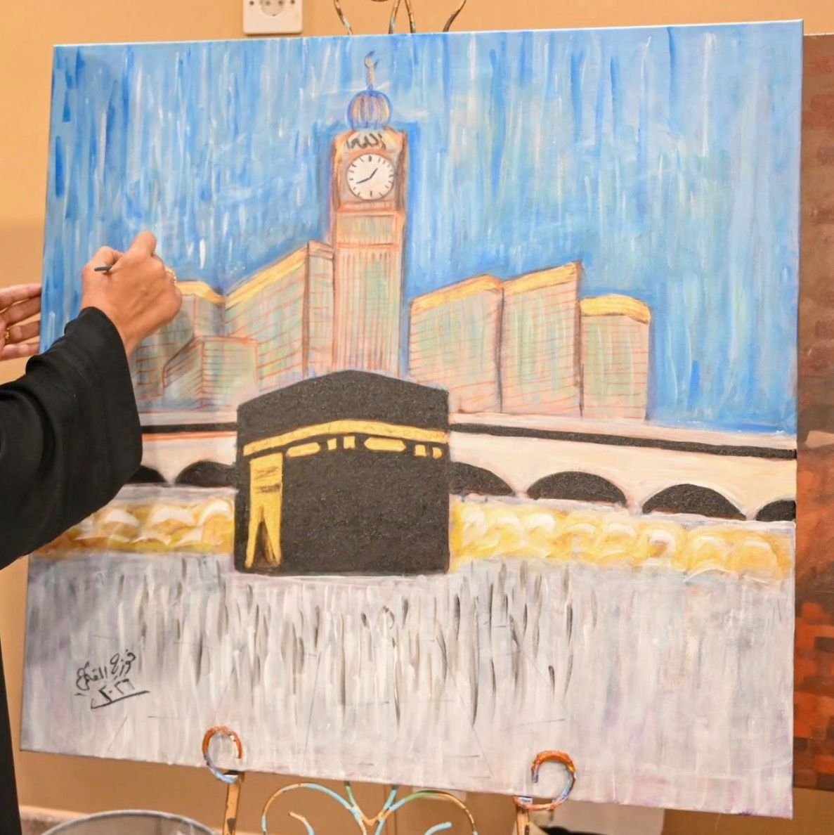 ورشة عن الاتجاهات المعاصرة في الرسم بأدبي جدة