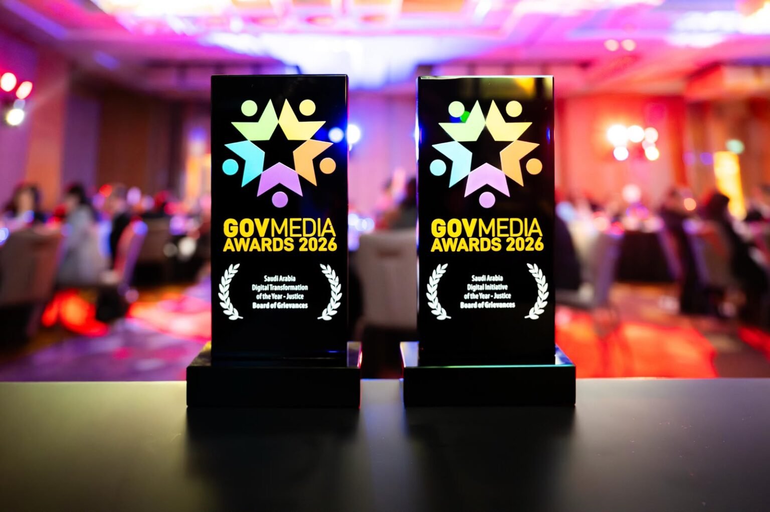 ديوان المظالم يتوّج ريادته الرقمية عالميًا بحصد جائزتين في GovMedia Awards بسنغافورة