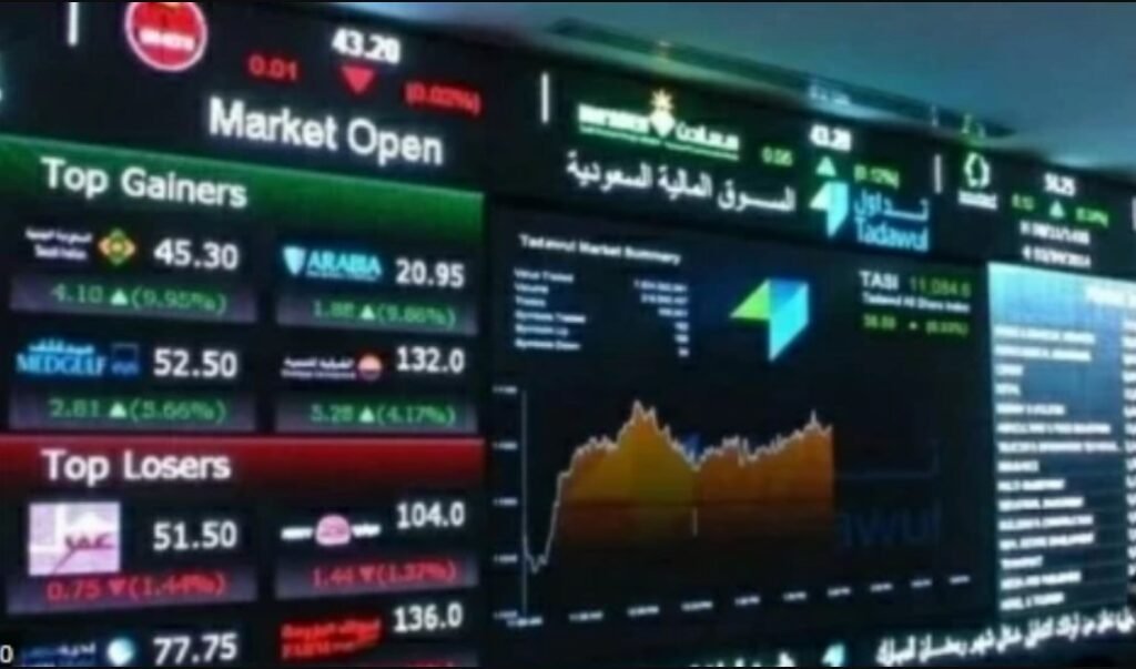 مؤشر سوق الأسهم السعودية يغلق منخفضًا عند مستوى 10811 نقطة