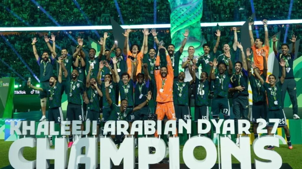 الأخضر يتقدم 3 مراكز في تصنيف «فيفا» بعد التتويج بكأس الخليج 27