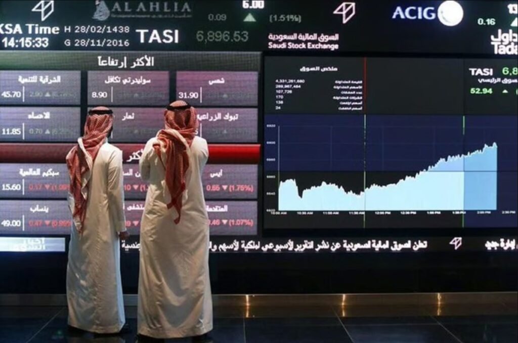 مؤشر سوق الأسهم السعودية يغلق منخفضًا عند مستوى 9438 نقطة