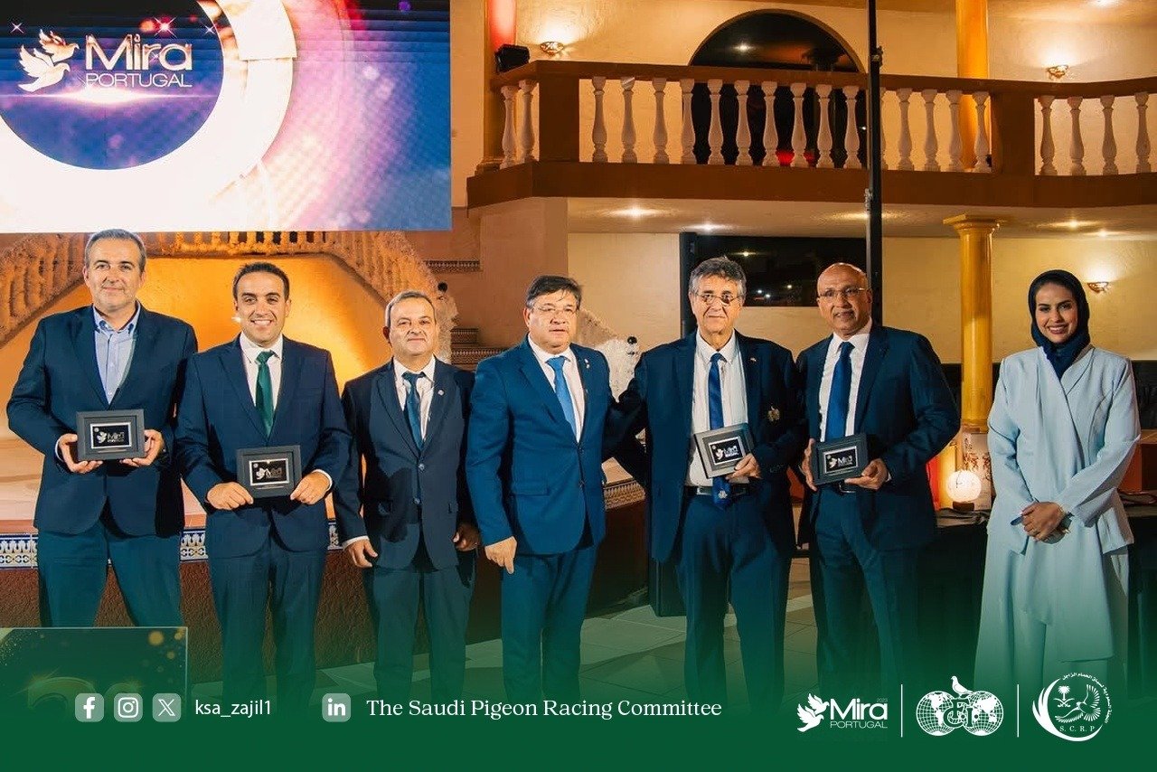 الفريق السعودي لسباق الحمام الزاجل يحصد المركز الأول عالميًا في بطولة العالم بالبرتغ