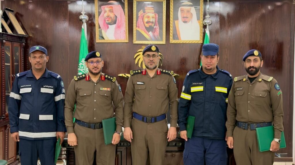 مدني تربة يكرّم عددًا من منسوبيه تقديرًا لجهودهم